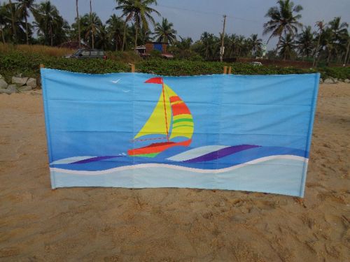 WBK 8 100% Cotton Digital Printed Beach Windbreak