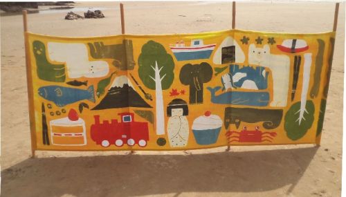 WBK 9 100% Cotton Digital Printed Beach Windbreak