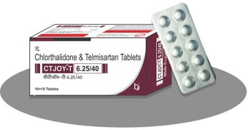 Ctjoy-T 6.25/40 Tablets, Packaging Type : Alu Alu