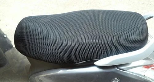 Leather Net Scooty Seat Covers, For Honda Activa, Pattern : Plain