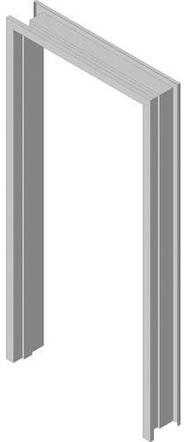 Rectangular Polished Stainless Steel Door Frames, Pattern : Plain