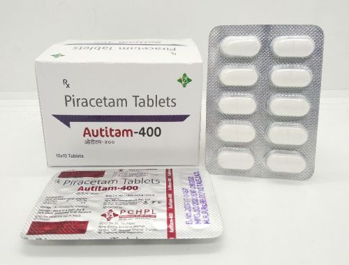 Piracetam 400mg Tablets, For Clinical, Hospital, Packaging Type : BLISTER