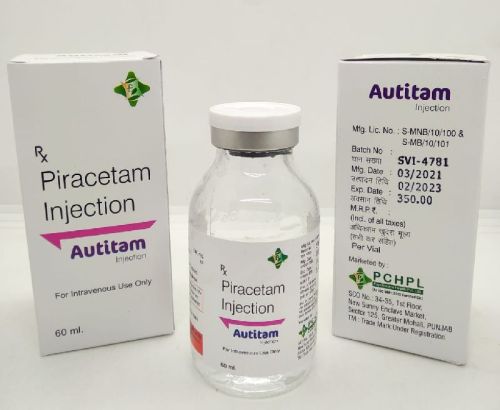 Piracetam 60ml Injection, For Clinical, Hospital, Type Of Medicines : Allopathic