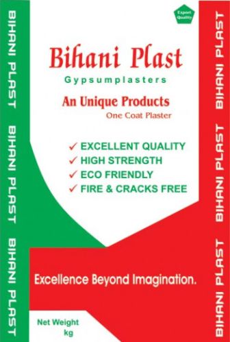 Kuber 200 Mesh Plaster OF Paris, Color : White, Form : Powder