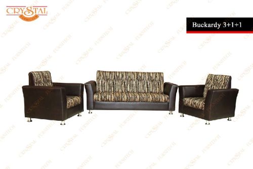 Crystal Furnitech Wooden Buckardy Sofa Set, For Living Room, Seating Capacity : 5 Seater