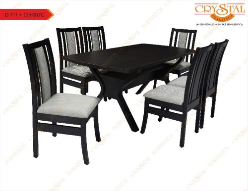 D 111+ CH07 C 6 Seater Dining Table Set