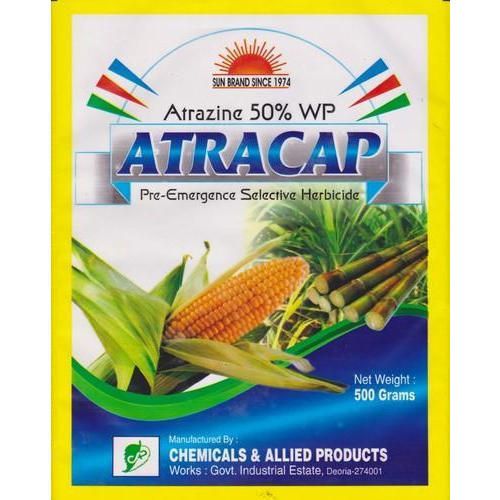 Atracap Atrazine 50% WP Herbicide, Packaging Size : Plastic Packet