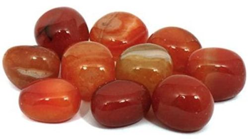 Natural Stone Red Carnelian Polished Pebbles, Feature : Good Looking, Optimum Strength, Washable