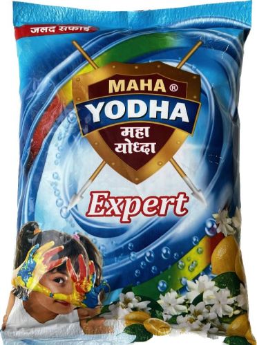 Maha Yodha 500gm Detergent Powder, Packaging Type : PP Packets