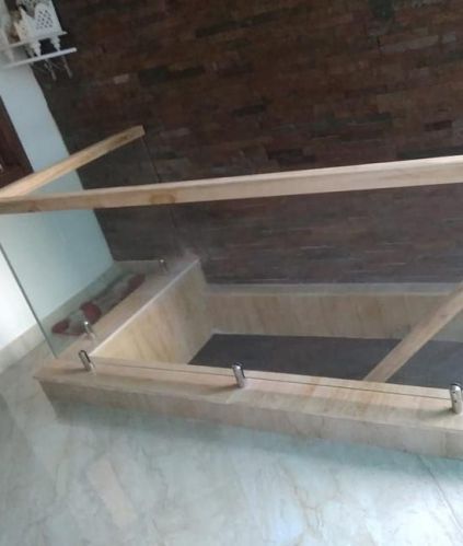 Stainless Steel Glass Railing, For Commercial, Residential, Position : Balcony, Stairs