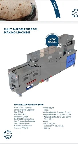 Automatic Chapati Making Machine, Voltage : 230 V