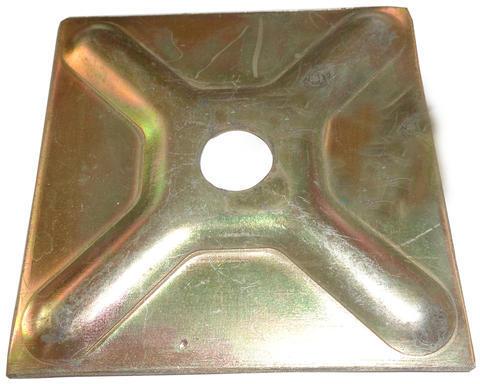 Square Color Galvanized Steel Waller Plates, For Industrial