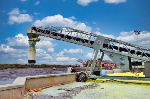 100 Ton To 1000 Ton Per Hour Electric Barge Loading System, Load Capacity : 50-100ton