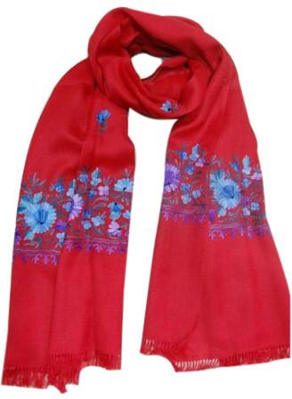 Machine Made Pashmina Ari Cashmere Shawl, Pattern : Printed