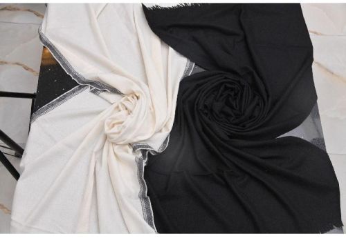 Glossy Finish Plain Silk Micron Stole, Packaging Type : Polythin