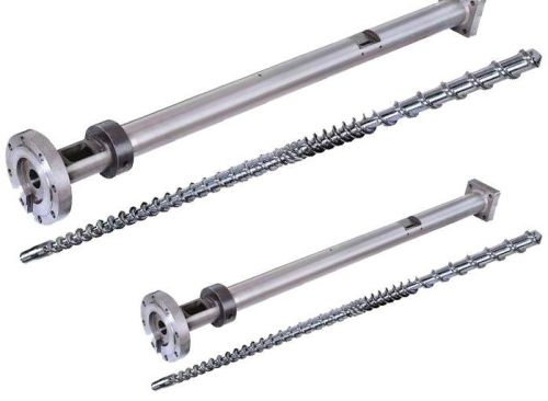 Stainless Steel Food Extrusion Screw Barrel, For Fittings Use, Feature : Fine Finished, Light Weight