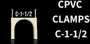 C- 1-1/2 CPVC Double Nail Clamp, Specialities : Proper Finish, Optimum Durability