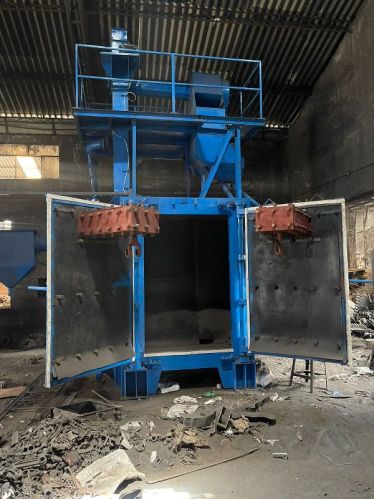 Hanger Type Shot Blasting Machine, Color : Racing Blue