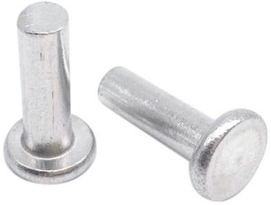 Aluminum Polished Aluminium Solid Rivet, Feature : Light Weight, Rust Proof, Waterproof