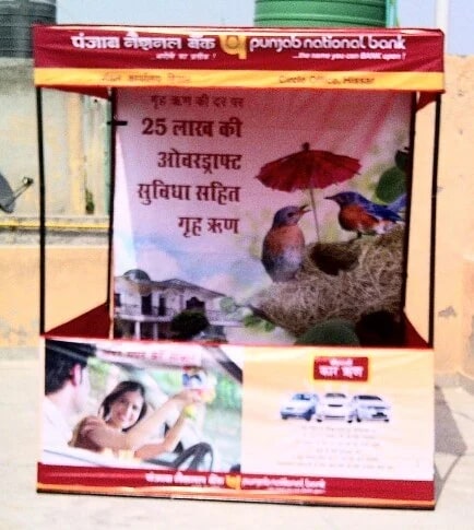 Printed PVC PNB Promotional Canopy, Technics : Machine Made