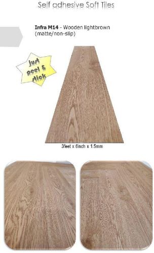 Wooden Light Brown Vinyl Flooring Sheets, Feature : Printed