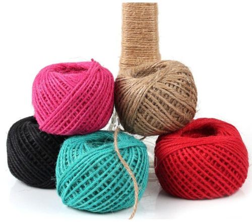 Plain Colored Jute Yarn, Feature : High Tenacity, High Temperature Resistant