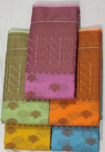 Cotton Printed Butti Saree, Occasion : Party Wear