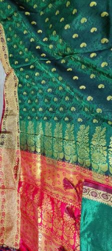 Printed Ekrailik Gundal Satin Saree, Occasion : Party Wear