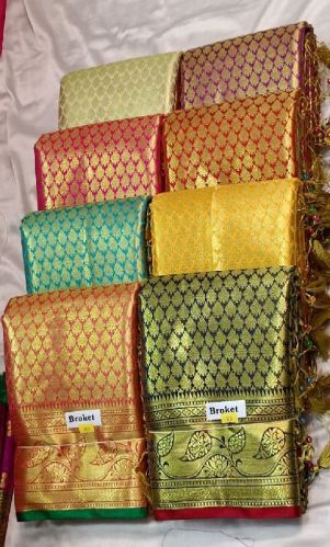 Monika Satin Double Warp Saree, Occasion : Party Wear