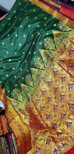 Monika Satin Tower Butta Saree, Occasion : Party Wear