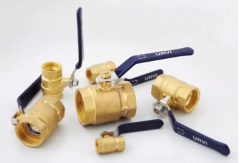 Yellow Finished Brass Ball Valve, For Water Fitting