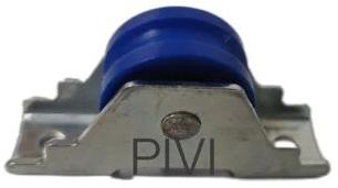 Teflon Wheel Mild Steel Bearing, Color : Blue