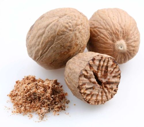 Dried Nutmeg, Color : Brown