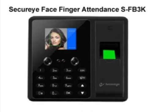 Realtime Biometric Face Attendance System, Color : Black