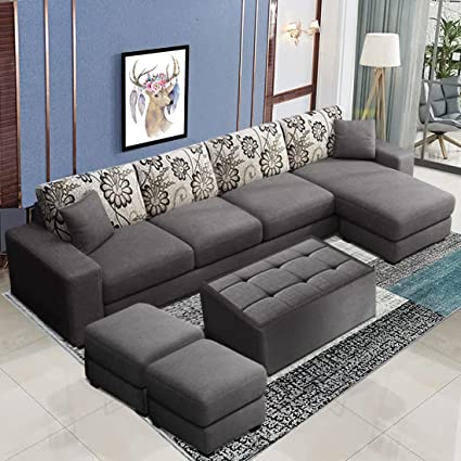 L Shape Fabric Sofa