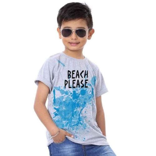 Printed Cotton Boys T Shirts, Size : Multisize