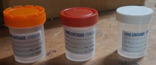Polypropylene 50 ML Urine Container, Feature : Biodegradable, Disposable, Durable