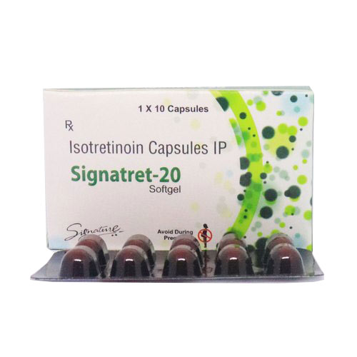 Signatret 20mg Softgel Capsules, Packaging Size : 1x10