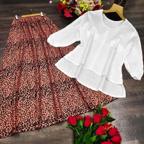 SBF Cotton Printed Dress, Occasion : Casual Wear