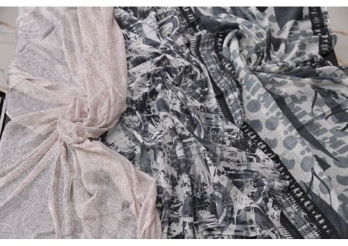 50% Cotton and 50% Wool Stole, Packaging Type : Packet, Polythin, Poly Bag