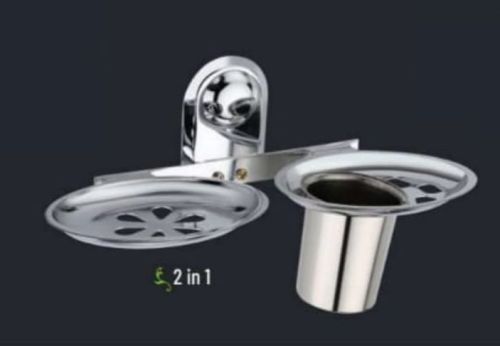 2005 Oval Flench Series SS Double Soap Dish