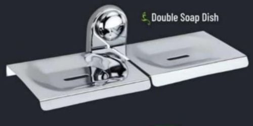 3001 Red Lay Flench Series SS Double Soap Dish