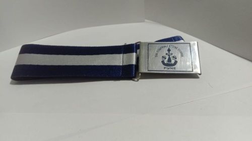 Polished Plain Non Woven SCHOOL STEEL BELT, Buckle Material : Nickle