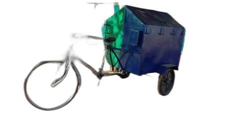 ISI Manual Garbage Cycle Rickshaws, Color : Black, Blue, Green