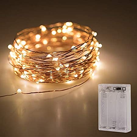 Dripping Colors Golden LED String Lights, For Decoration, Certification : ISI Certified