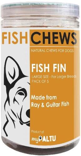 Pack Of 5 Fish Fin Dog Chew