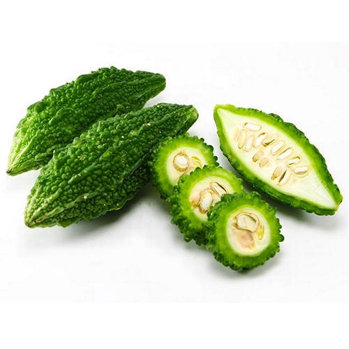 Organic Fresh Bitter Gourd, For Good Nutritions, Good Health, Color : Green