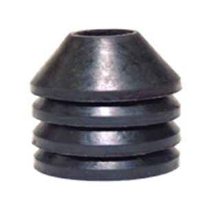 Conical Rubber Cone Packings, Color : Black