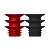 Round Standard Combination Cementing Plugs, Color : Black, Red