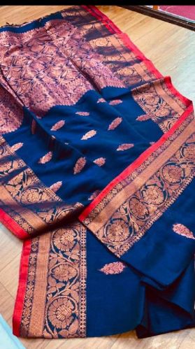 Zari Work Kanjivaram Silk Saree, Feature : Comfortable